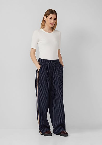 s.Oliver Stoffhose High-Rise-Hose mit Bundfalte und günstig online kaufen