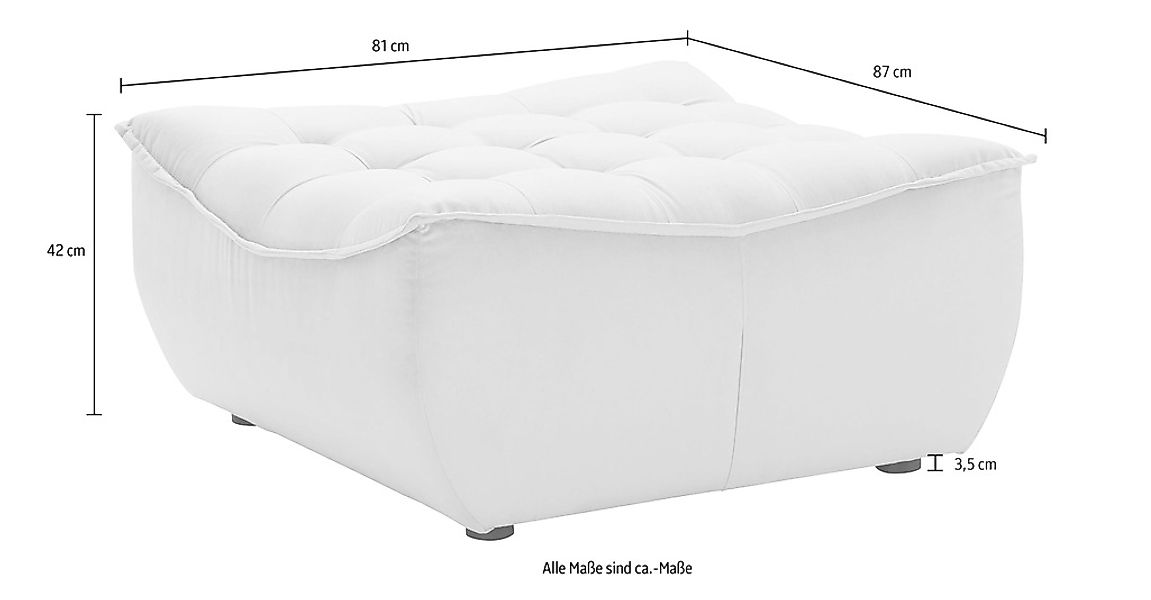 CALIA ITALIA Hocker "Banjo, Designhocker in toller Optik und erstklassigem günstig online kaufen