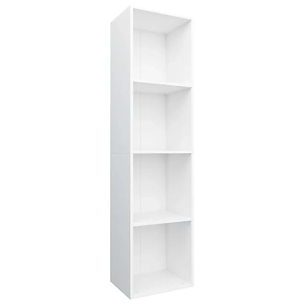 vidaXL Bücherregal/TV-Schrank Weiß 36x30x143 cm Holzwerkstoff 800144 günstig online kaufen
