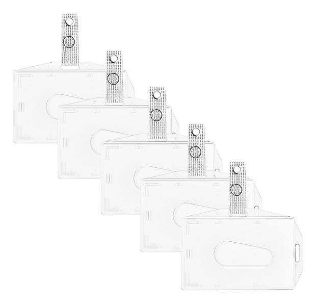 WEBBOMB Schlüsselanhänger 5x Kartenhalter horizontal + vertikal + 5x Auswei günstig online kaufen