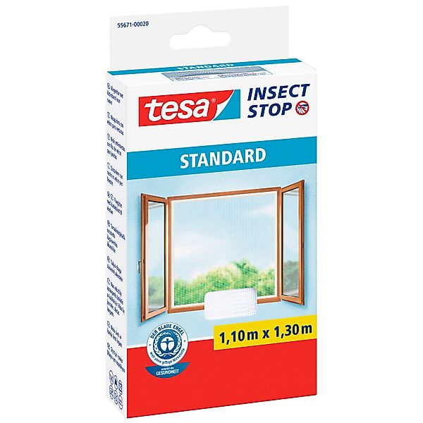 tesa Insektenschutz-Fensterrahmen Insect Stop Standard Fliegengitter für Fe günstig online kaufen