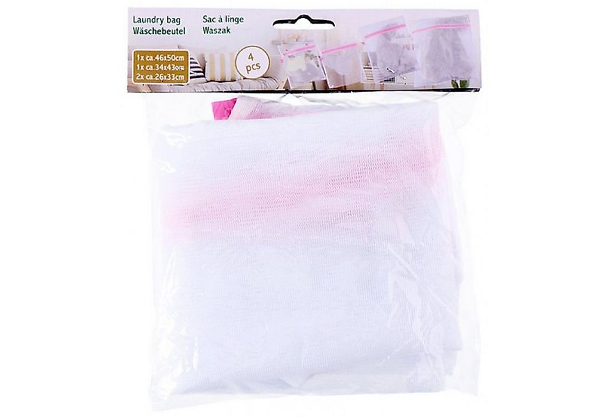 EDCO Wäschenetz 4 WÄSCHENETZE 46x50/34x43/26x33cm Reissverschluß Wäschenetz günstig online kaufen
