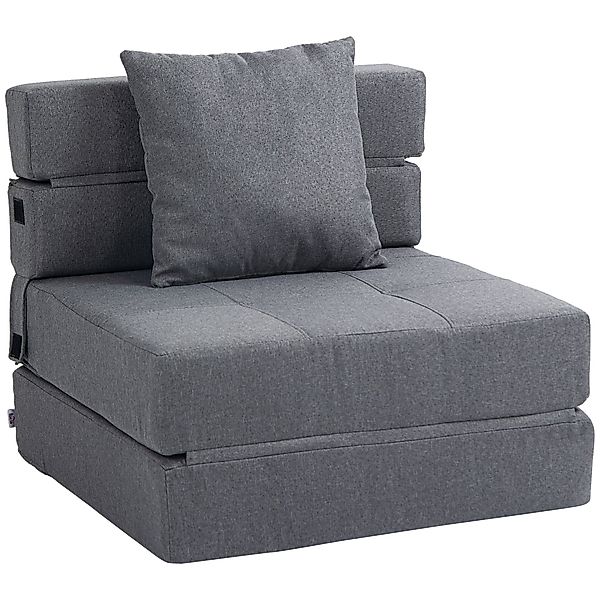 HOMCOM Sessel 2-in-1 Klappsessel mit Bettfunktion günstig online kaufen