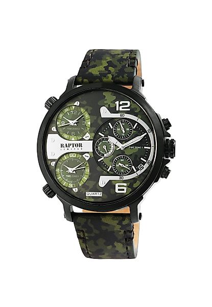 Raptor Limited Quarzuhr Maxx mit Echtlederband, günstig online kaufen