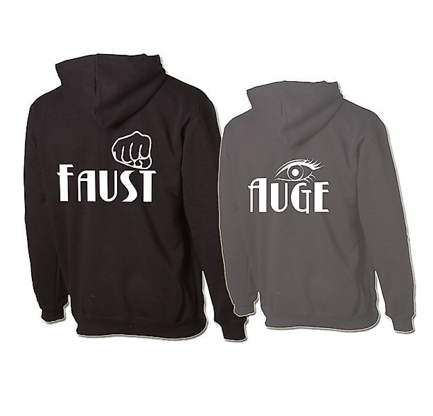 G-graphics Hoodie Faust & Auge (Partner- / Paar-Set, Einzelteile zum selbst günstig online kaufen
