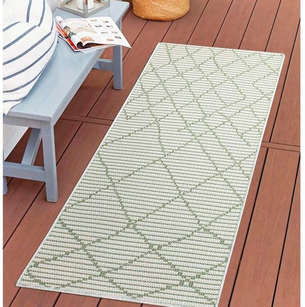 Carpet City Outdoorteppich »PALM3526« rechteckig 5 mm Höhe Wetterfest & UV- günstig online kaufen