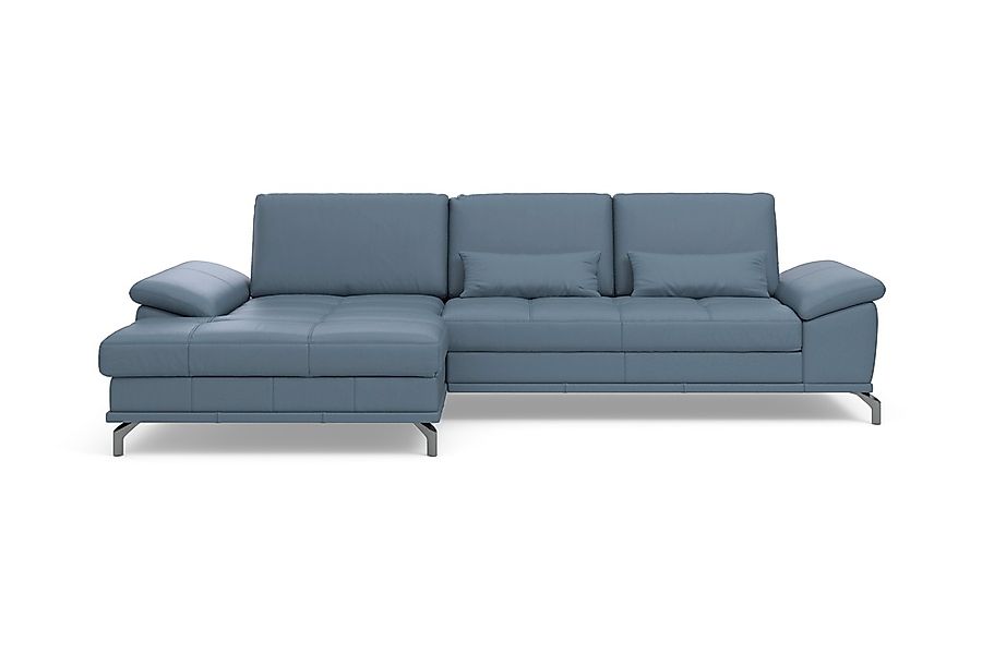 Places of Style Ecksofa Costello, mit Sitztiefenverstellung und Armlehnfunk günstig online kaufen