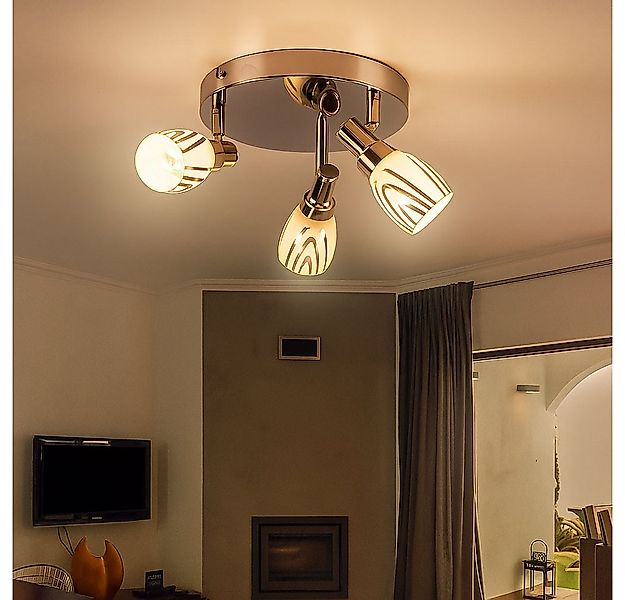 GLOBO LIGHTING Deckenspot, Leuchtmittel inklusive, Warmweiß, Decken Lampe W günstig online kaufen