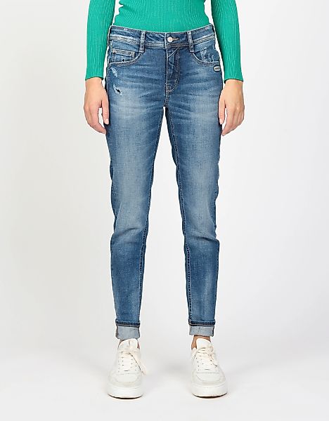 GANG Relax-fit-Jeans "94AMELIE", mit Used-Effekten günstig online kaufen