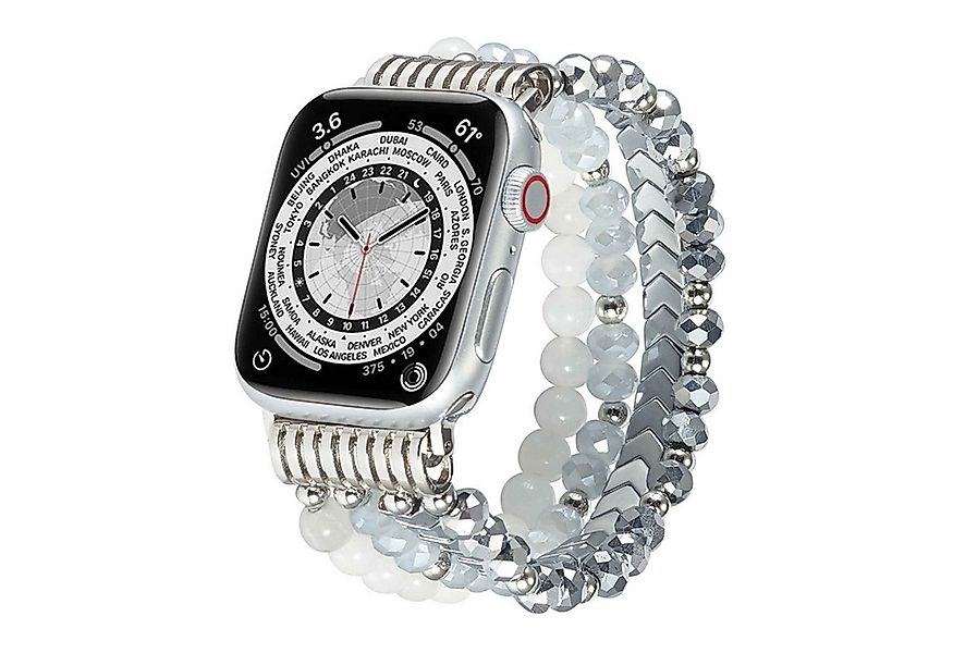 KINSI Smartwatch-Armband Leichtes Perlen-Armband für Apple Watch, Uhrenarmb günstig online kaufen