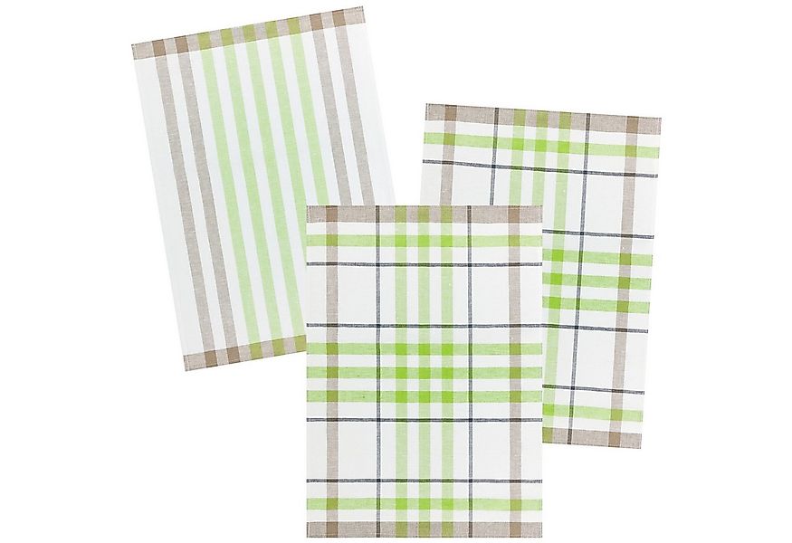 Kracht Geschirrtuch Blockstreifen, (Set, 3-tlg., 3-teilig), 3er Pack Geschi günstig online kaufen