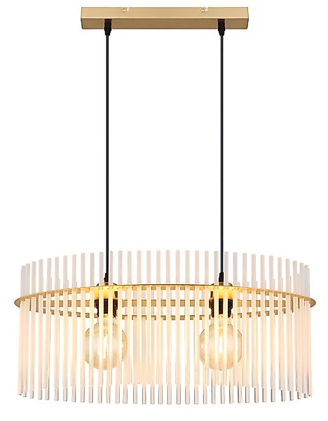GLOBO LIGHTING Hängeleuchte »GORLEY« E27 1 Stk. Hängelampe goldfarben Glass günstig online kaufen