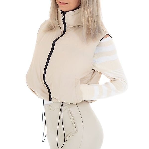 Ital-Design Kurzweste Damen Freizeit Gefütterte Jacke günstig online kaufen