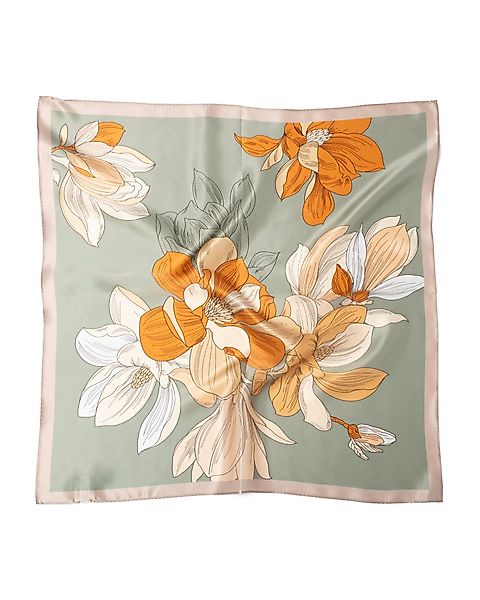 MayTree Seidentuch Premium quadratisch blühende Magnolien günstig online kaufen