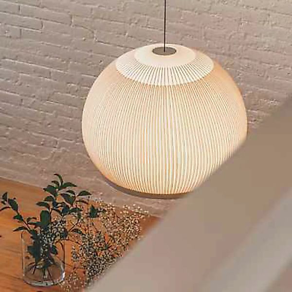Vibia Knit Pendelleuchte LED, beige - 65 x 50 cm - casambi günstig online kaufen
