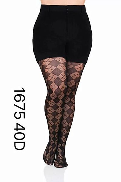 COFI 1453 Leggings Damen Strumpfhose 40 Den mit Muster Durchsichtig Baumwol günstig online kaufen