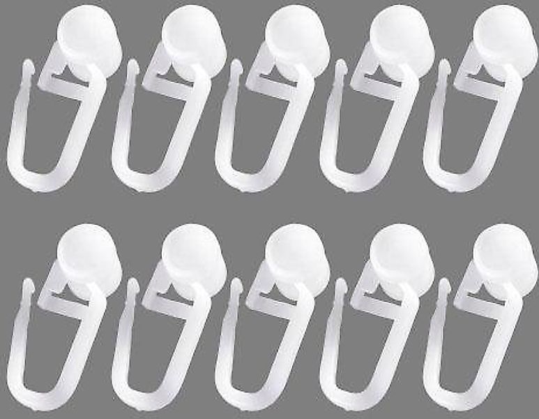 Good Life Gardinenröllchen Uniti, U-Schienen, (Packung, 10-St), für U-Schie günstig online kaufen