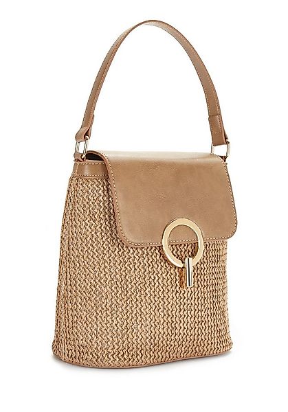 LASCANA Umhängetasche Schultertasche, Strandtasche, Tragetasche, Korbtasche günstig online kaufen