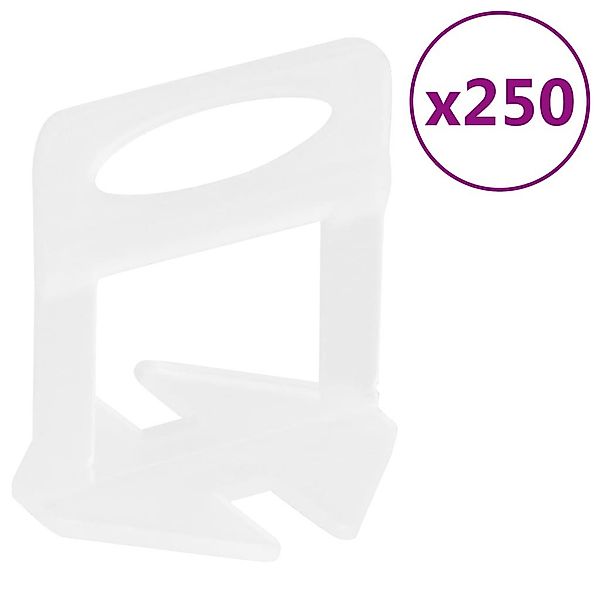 vidaXL Nivelliersystem Fliesen-Nivellierclips 250 Stk. 2 günstig online kaufen