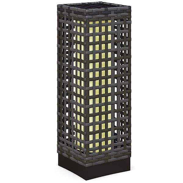 Outsunny LED Solarleuchte Rattan Solarlampe, Wasserdichte günstig online kaufen