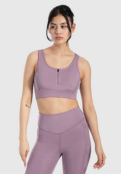 Smilodox Sport-BH Kathi, Bra mit Zip-Front, integriertem Cup & reflektieren günstig online kaufen