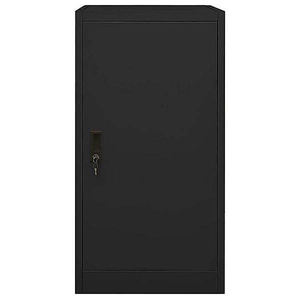 vidaXL Aktenschrank Sattelschrank Schwarz 53x53x105 cm Stahl günstig online kaufen