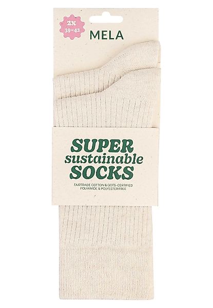 MELA Socken Unisex Gerippte Socken 2 günstig online kaufen