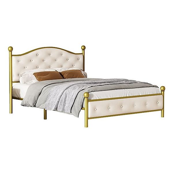 MODFU Metallbett Bettgestelle Metallbett Doppelbett Gästebett, Jugendbett, günstig online kaufen