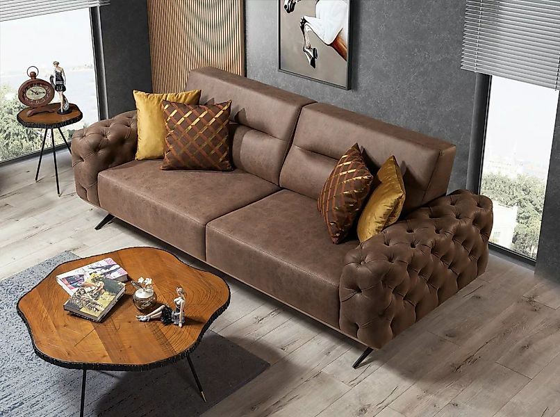 Villa Möbel Sofa Cuba, 1 Stk. 2-Sitzer, Quality Made in Turkey, Luxus-Micro günstig online kaufen