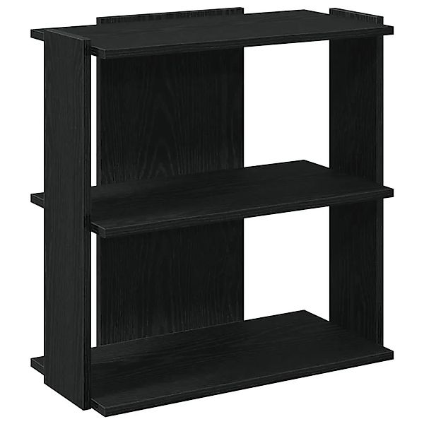 vidaXL Bücherregal 3 Böden Schwarz 60x30x60 cm Holzwerkstoff 860248 günstig online kaufen