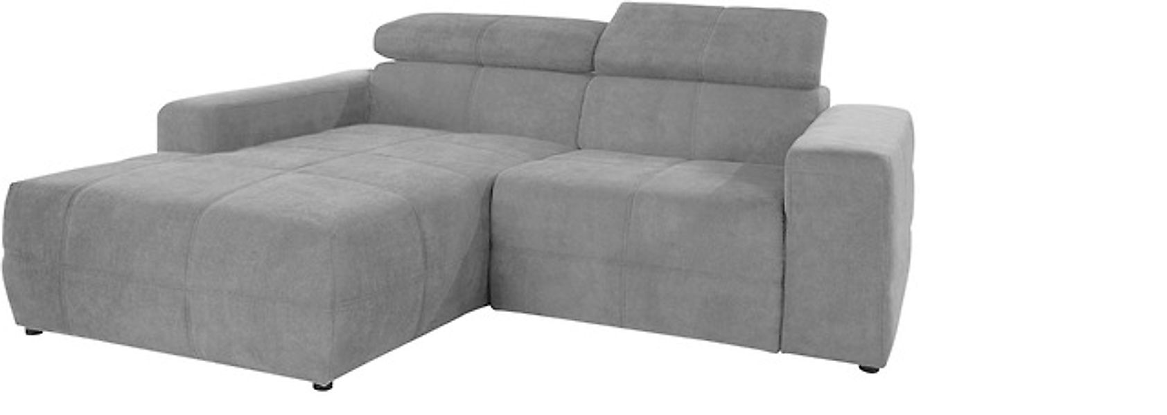 DOMO collection Ecksofa »Brandon, inkl. Kopfteilverstellung, B/T/H: 214/100 günstig online kaufen