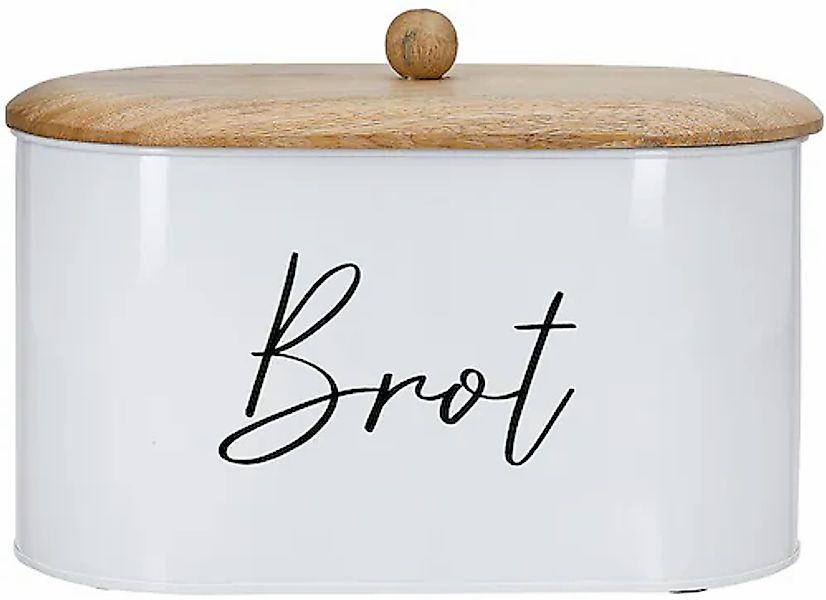 GILDE Brotkorb »Brotkasten Vita weiß H.23 cm«, (1 tlg.) günstig online kaufen