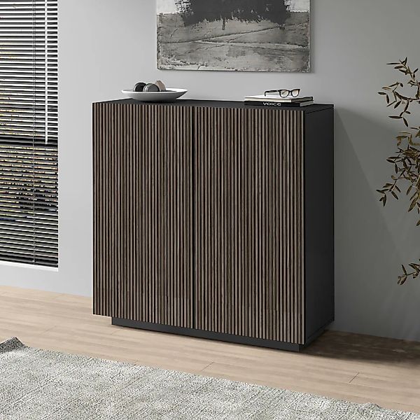 Home affaire Highboard "Vega,Highboard,Kommode,120 cm" mit 2 Türen,Fronten günstig online kaufen