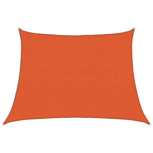vidaXL Sonnensegel 160 g/m² Trapezform Orange 4/5x3 m HDPE 311710 günstig online kaufen