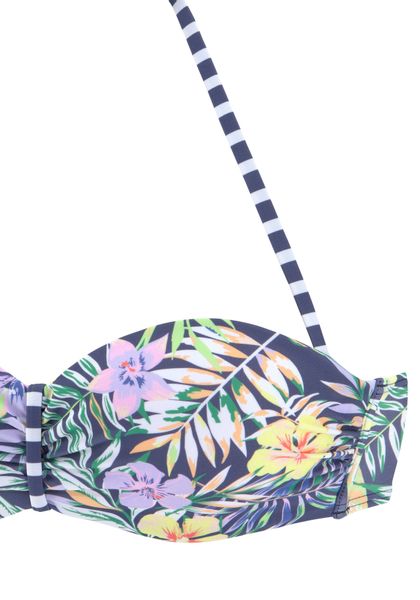 Venice Beach Bandeau-Bikini-Top "Summer" mit geraffter Mitte günstig online kaufen