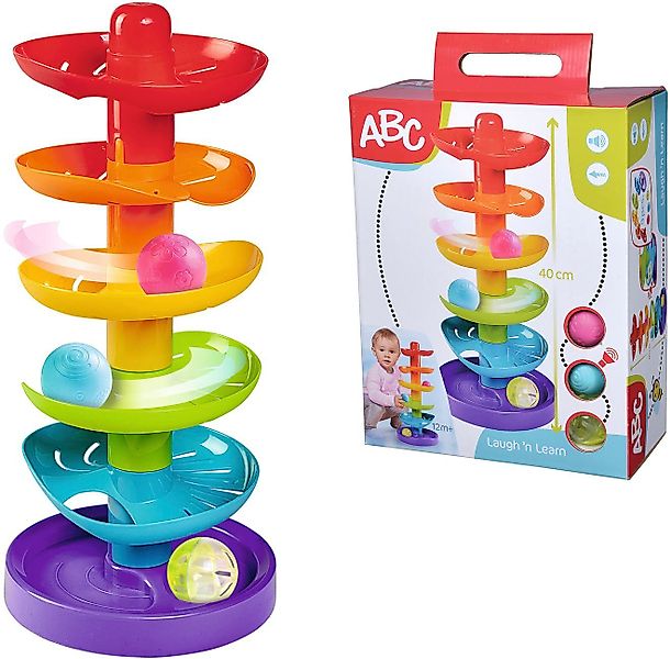 ABC-Dickie-Simba Lernspielzeug Kleinkindwelt Regenbogen Kugelturm 104010053 günstig online kaufen