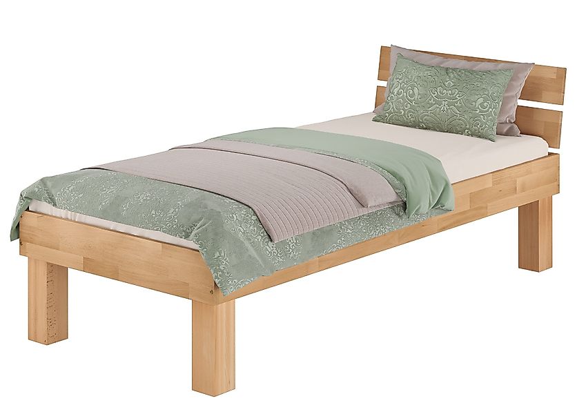 ERST-HOLZ Bett Echtholzbett Massivholzbett Buche Verschiedene günstig online kaufen