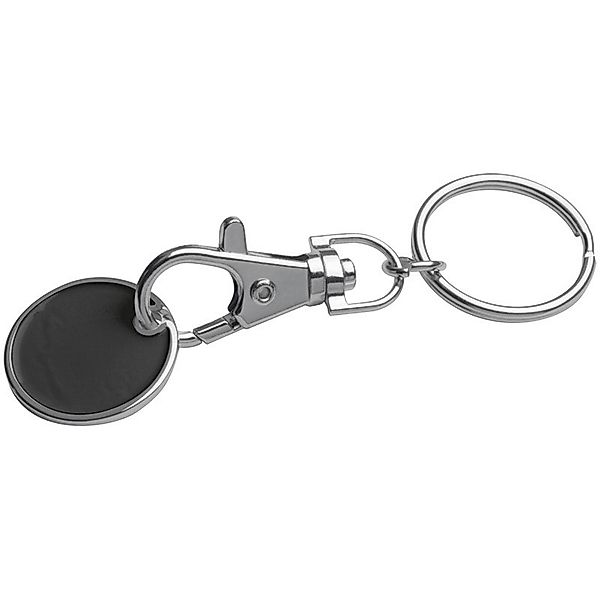 Macma Schlüsselanhänger Metall Schlüsselanhänger mit Einkaufschip günstig online kaufen