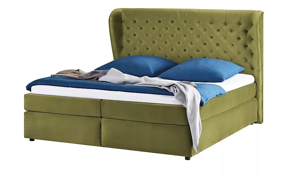 smart Boxspringbett  Queen - grün - 172 cm - 132 cm - 217 cm - Betten > Box günstig online kaufen