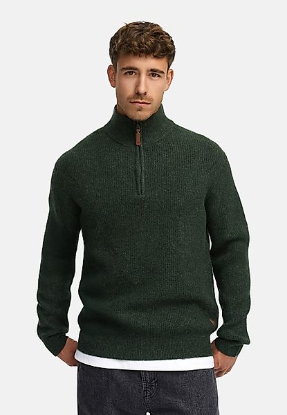 Indicode Strickpullover INPeace Half Zip mit günstig online kaufen