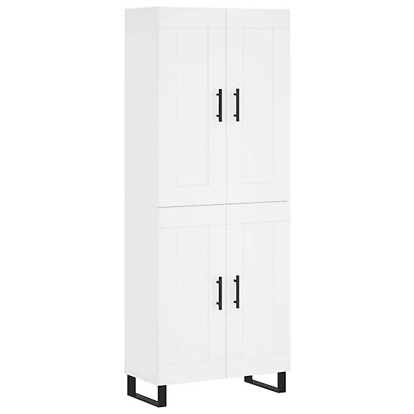 vidaXL Highboard Weiß 69,5x34x180 cm Holzwerkstoff 3199705 günstig online kaufen