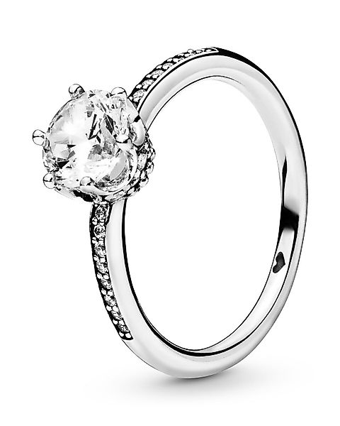 Pandora Solitärring Clear Sparkling Crown günstig online kaufen