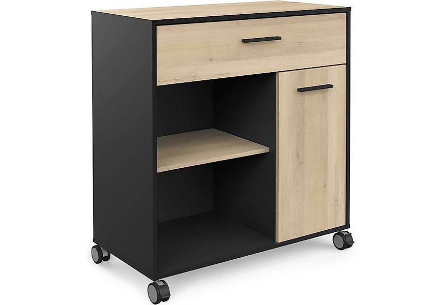 habeig Küchenwagen Rollwagen Küchenschrank Küchenschrank Schublade Tür 81 x günstig online kaufen