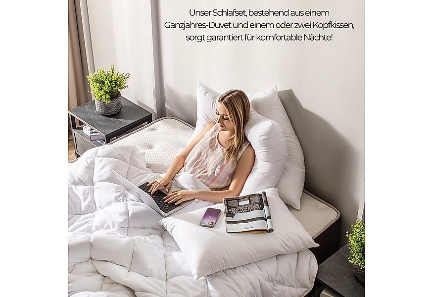 gowoll 4-Jahreszeitenbett Bettdecke Ganzjahresdecke, 300 gsm Warme Bettdeck günstig online kaufen