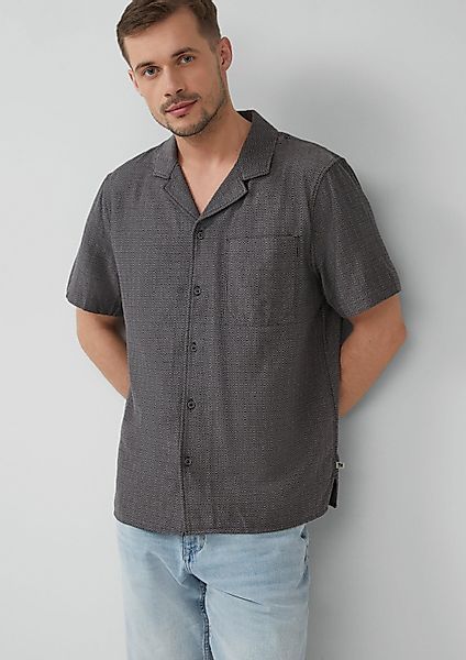 s.Oliver Kurzarmhemd Hemd Resort Fit: Strukturiertes günstig online kaufen