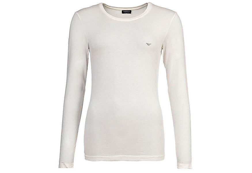 Emporio Armani T-Shirt Damen Longsleeve 1er Pack Viskose ESSENTIAL STUDS (P günstig online kaufen