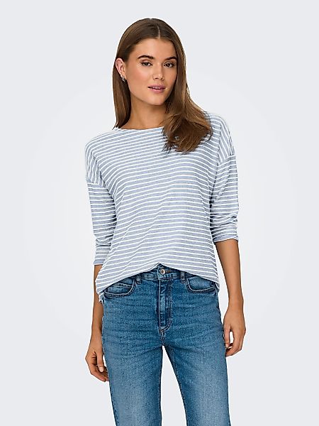 ONLY 3/4-Arm-Shirt ONLELLY 3/4 BOATNECK TOP günstig online kaufen