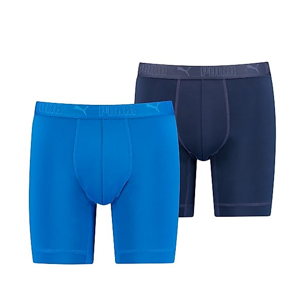 PUMA Boxershorts "PUMA MEN SPORT MICROFIBER LONG BOXERS 2P" Packung, 2er Pa günstig online kaufen