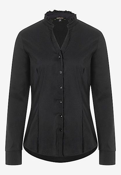 MORE&MORE Kurzarmbluse Baumwoll/Stretch Bluse hellblau Sommer-Kollektion günstig online kaufen