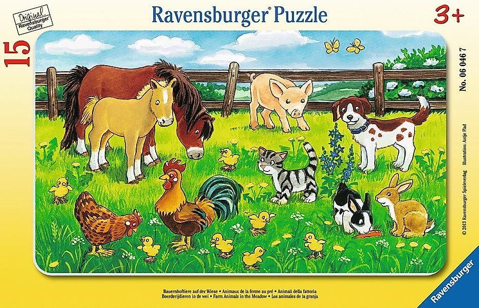 Ravensburger Puzzle 15 Teile Kinder Rahmen günstig online kaufen